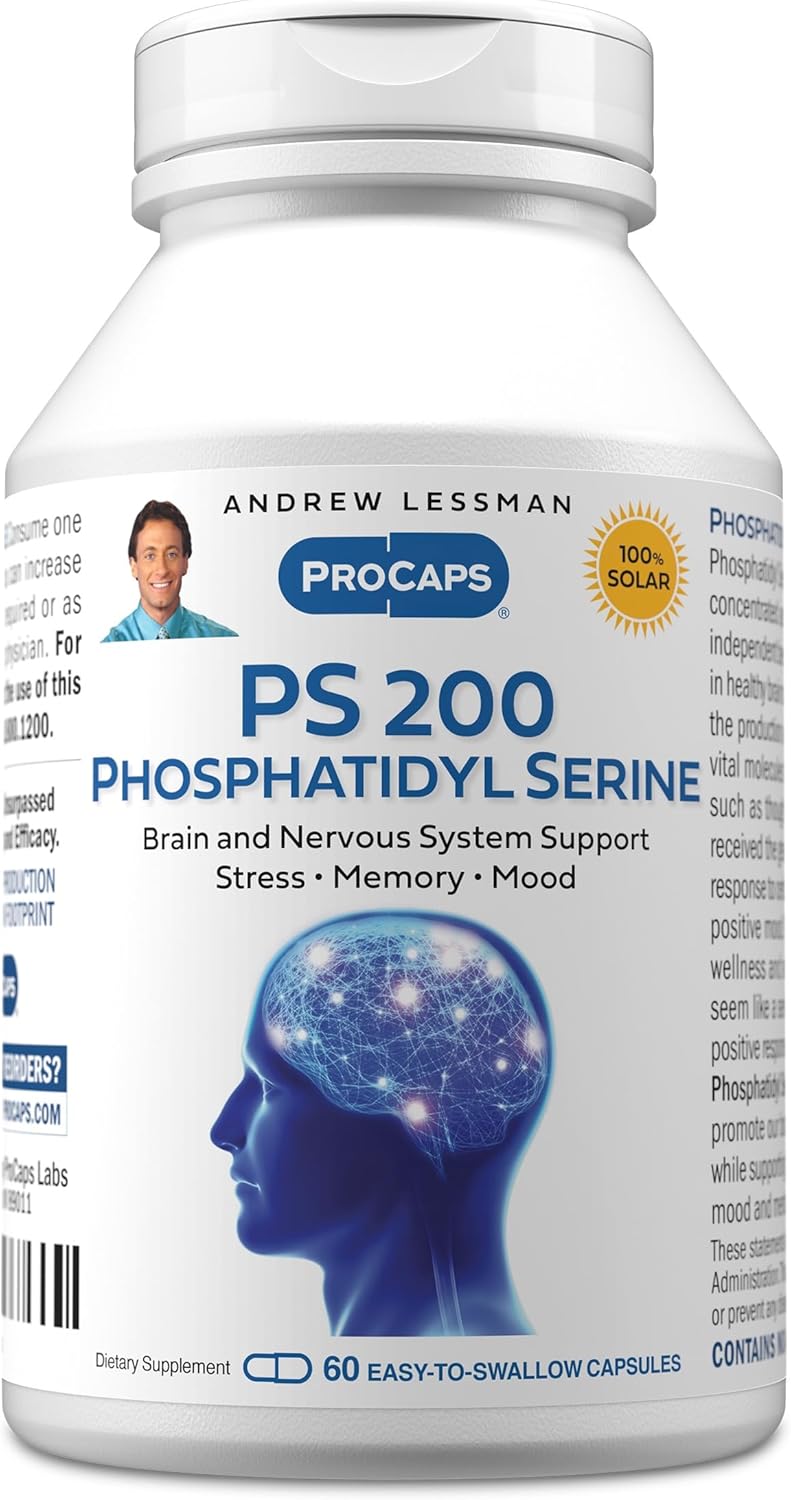 ANDREW LESSMAN PS 200 Fosfatidilserina, 60 cápsulas