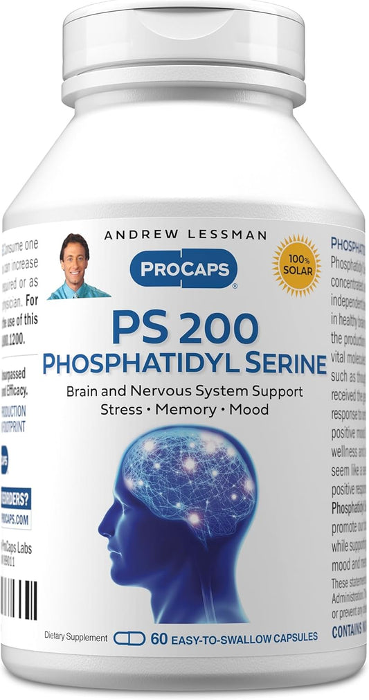 ANDREW LESSMAN PS 200 Fosfatidilserina, 60 cápsulas