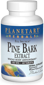 Planetary Herbals FS Extracto de Corteza de Pino - 150 mg, 60 Comprimidos