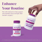 BariMelts Vitamina D3 5000 IU, 90 Tabletas de Disolución Rápida con Sabor Natural a Manzana