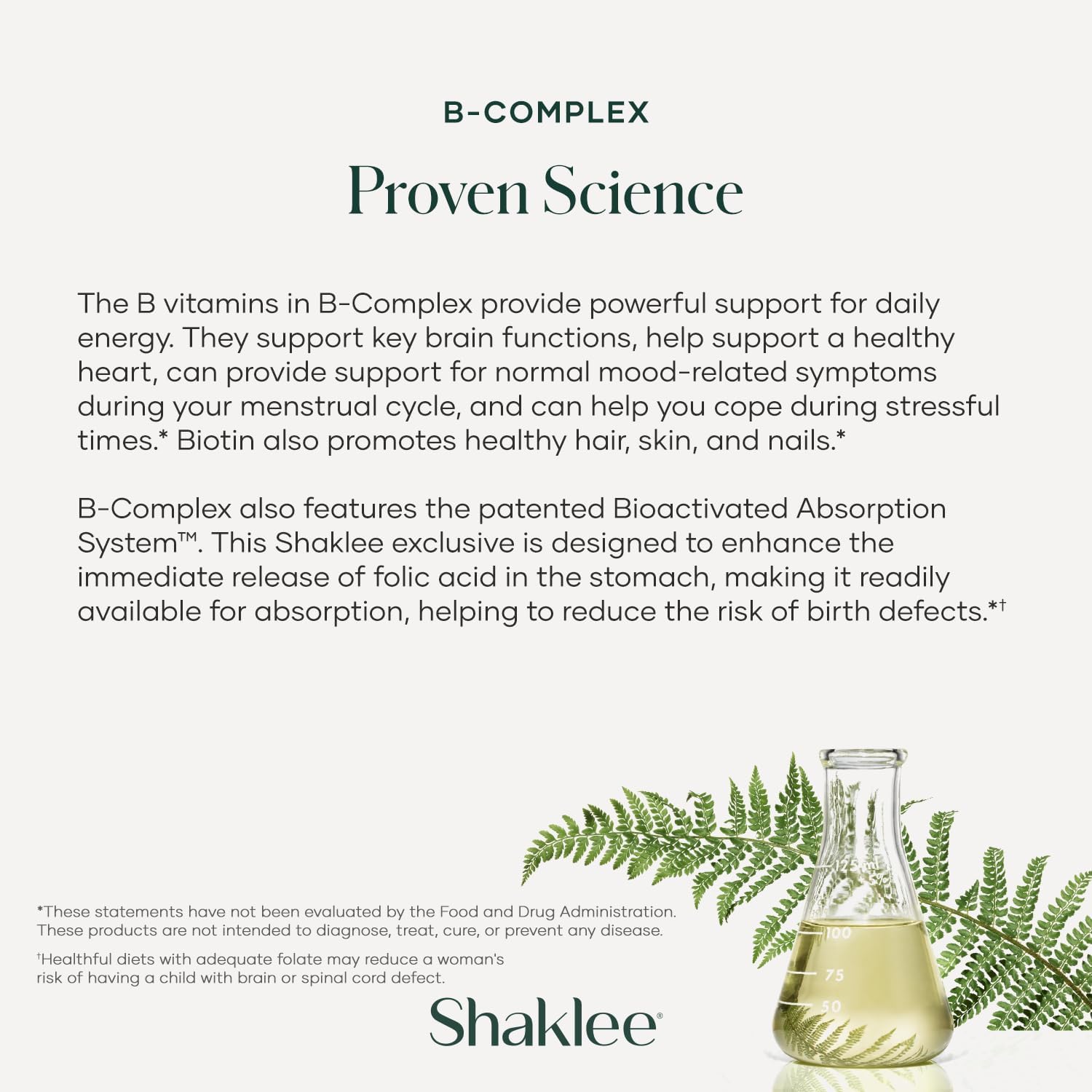 Shaklee - Complejo B - Impulso de Energía con Sistema de Absorción Bioactivada Patentado - Vitaminas B para el Bienestar - Apoya la Energía, Salud Cardiovascular y Cerebral - 240 Comprimidos