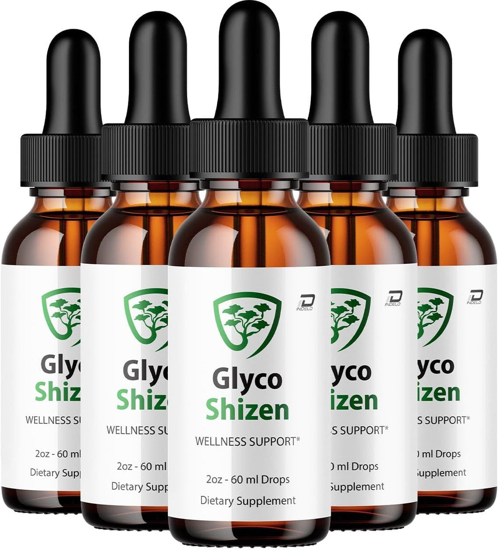 Glyco Shizen Healthy Formula – Fórmula Saludable Natural en Gotas, Extra Fuerte, 5 Paquete (5 Meses)