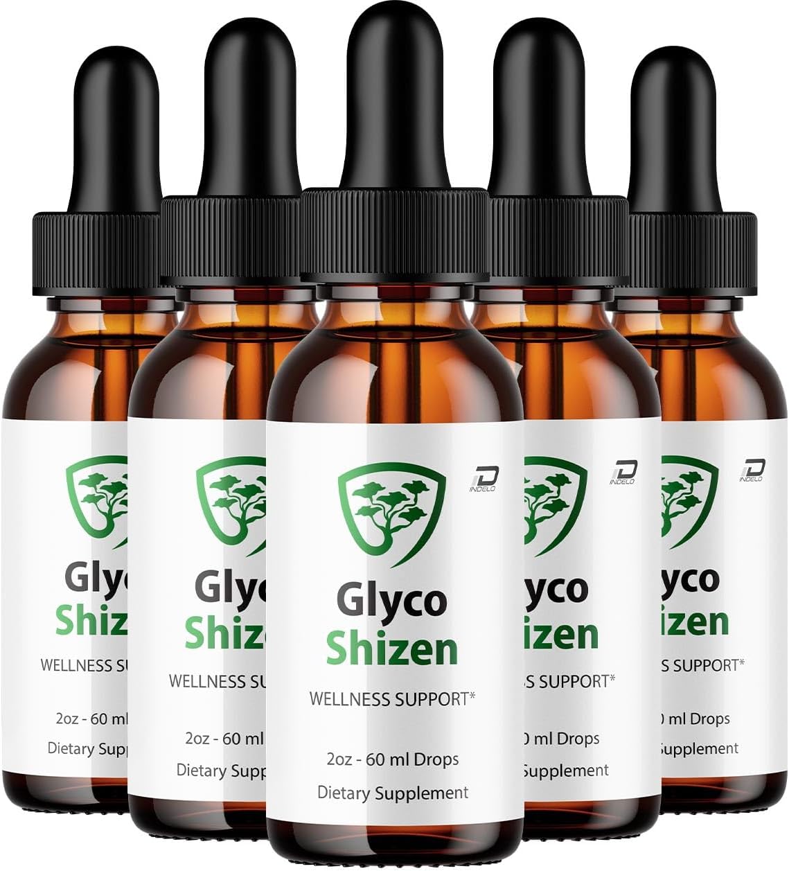 Glyco Shizen Healthy Formula – Fórmula Saludable Natural en Gotas, Extra Fuerte, 5 Paquete (5 Meses)