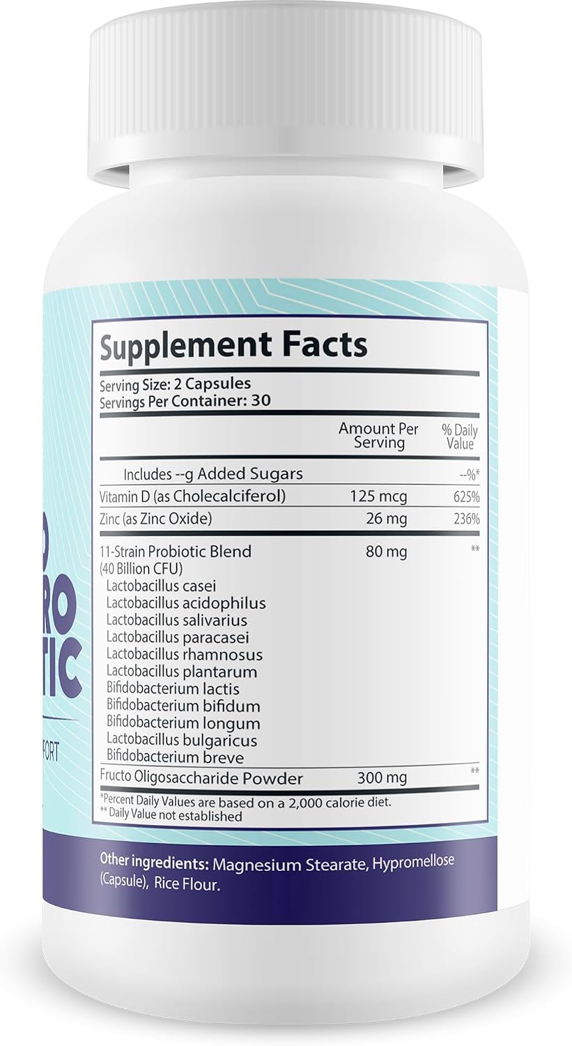 Max Neuro Calm Pro Probiotic - 40 mil millones UFC Apoyo Nervioso