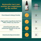RestoraPet Natural Dog & Cat Unflavored Liquid Multivitamin