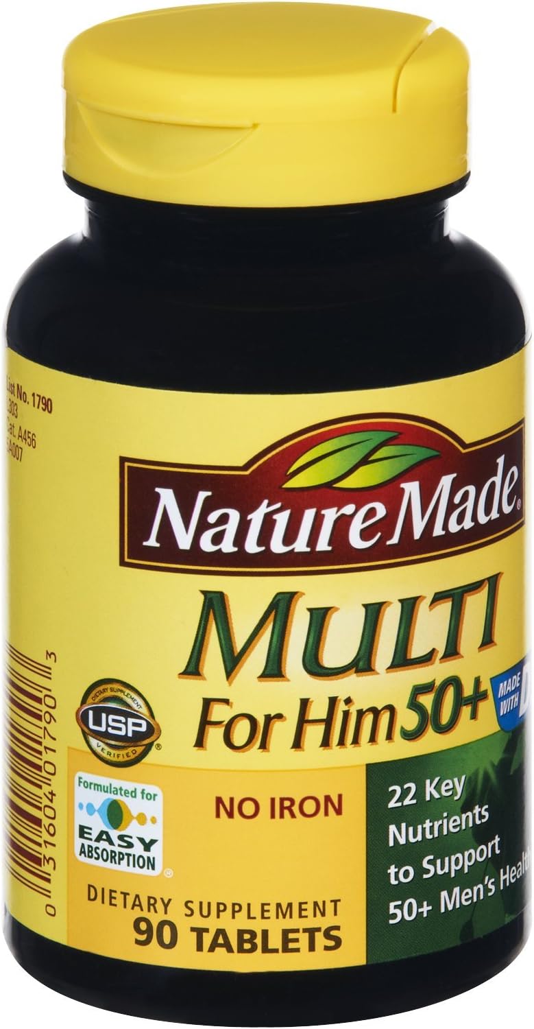 Nature Made Multi For Him 50+ | 90 Tablets