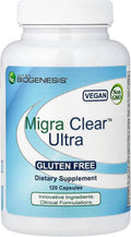 Biogenesis Ultra Migra-Clear Veg Capsules, 120 Count