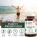 Natural Nutra Vitamina D3 400 UI - 100 Cápsulas Blandas