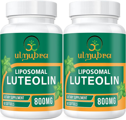 Ulmubra 800 mg Luteolina Liposomal - Suplemento Antioxidante de Alta Absorción, 60 Perlas – Image 7