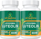 Ulmubra 800 mg Luteolina Liposomal - Suplemento Antioxidante de Alta Absorción, 60 Cápsulas Blandas