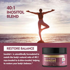 MagHealth Inositol en Polvo - Myo & D-Chiro Inositol + Folato y Vitamina D - Ratio 40:1 - 45 Días