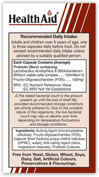 Health Aid Acidophilus (100 millones) 60 Cápsulas Veganas