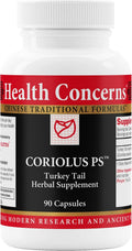 Health Concerns Coriolis PS – Suplemento de Hongo Turkey Tail – 1500mg por Dosis – 90 Cápsulas