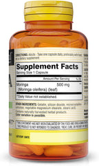 Mason Natural Moringa 500 mg - 60 Cápsulas
