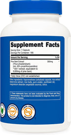 Nutricost Extracto de Corteza de Pino, 300mg, 180 Cápsulas