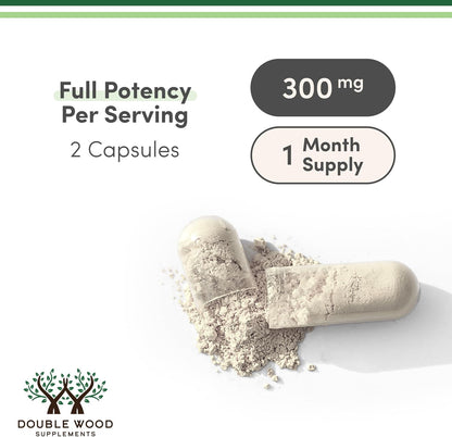 Double Wood Fosfatidilserina 300mg, 120 Cápsulas – Image 3