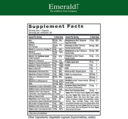 EMERALD LABS Men's 1 Daily Multi - – Zinc: contribuye al mantenimiento de la visión normal y a la función – Image 2