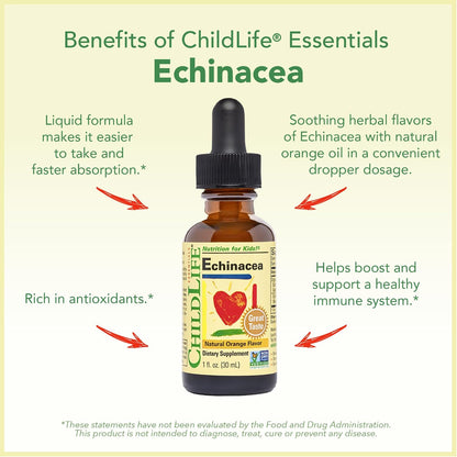CHILDLIFE ESSENTIALS Immune Support 4-Pack - – Equinácea y saúco : ingredientes tradicionalmente empleados para – Image 6