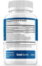 Sciatisoothe – Complemento para el Bienestar General y Salud Nerviosa (300 Cápsulas, 5 Envases)