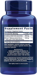Life Extension Optimized Cran-Max - Arándano Rojo e Hibisco, 60 Cápsulas