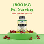 American Standard Supplements Berberina 1800 mg por porción, 90 cápsulas vegetales