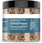 Earthborn Elements Cacao en Cápsulas (200 Cápsulas), Puro y Sin Diluir, Sin Aditivos