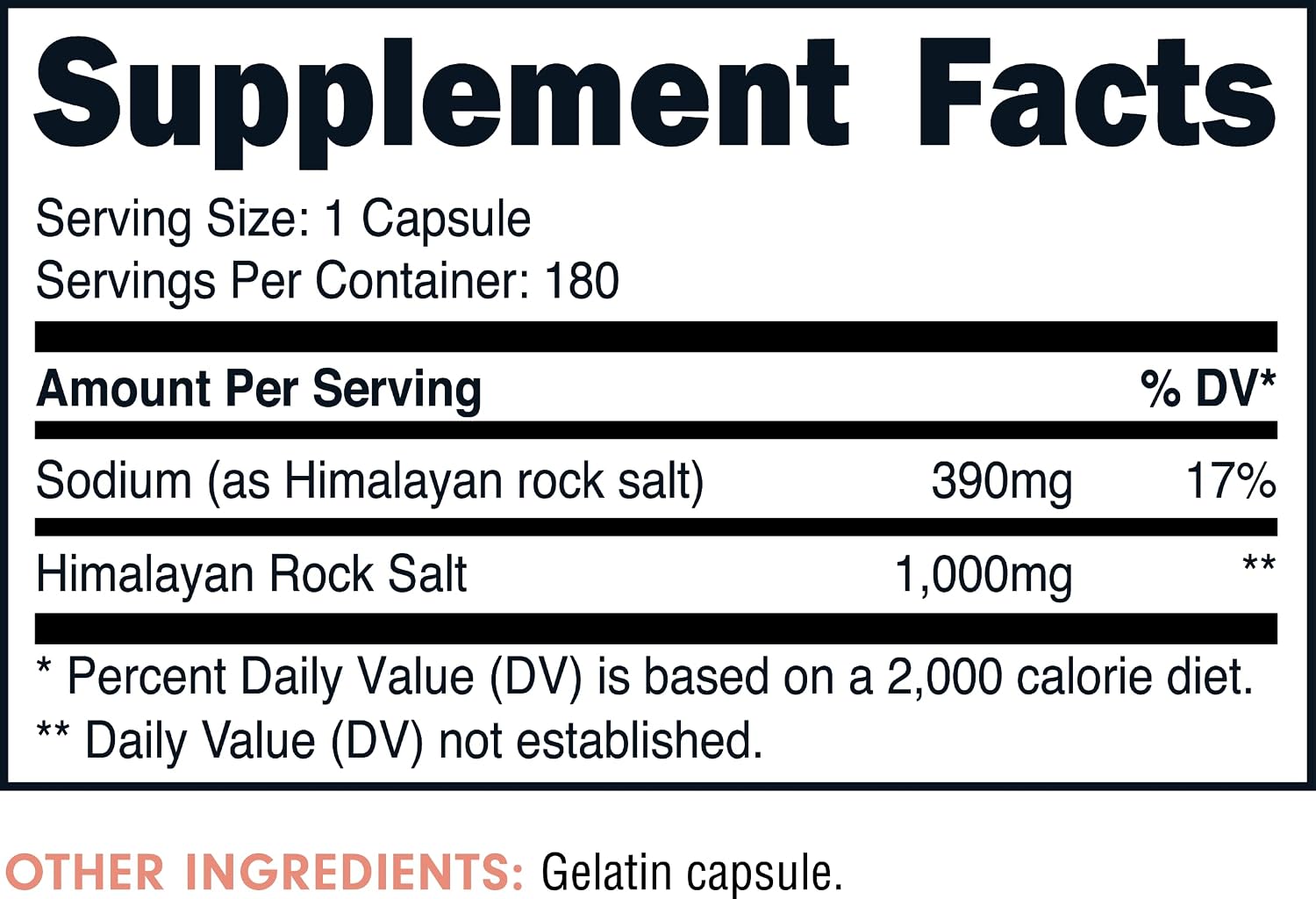 Bucked Up Sal del Himalaya 1000mg Cápsulas, Bucked Up Essentials (180 Cápsulas)
