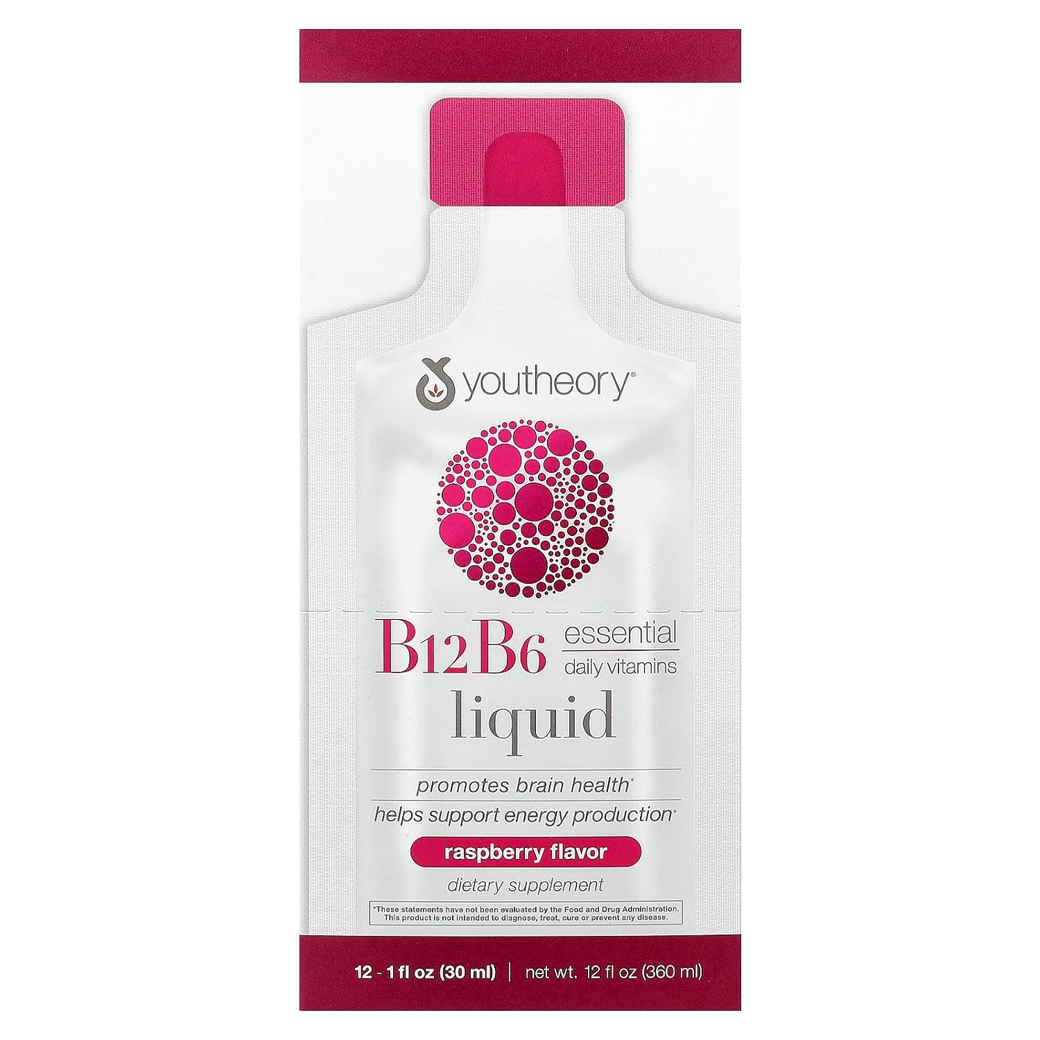 Youtheory Vitamina B12 y B6 Líquido – 12 viales