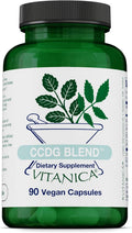 Vitanica CCDG Blend - Suplemento con Té Verde, Cúrcuma, DIM y Cola de Pavo - Apoyo Inmunitario y Antioxidante - Vegano - 90 Cápsulas