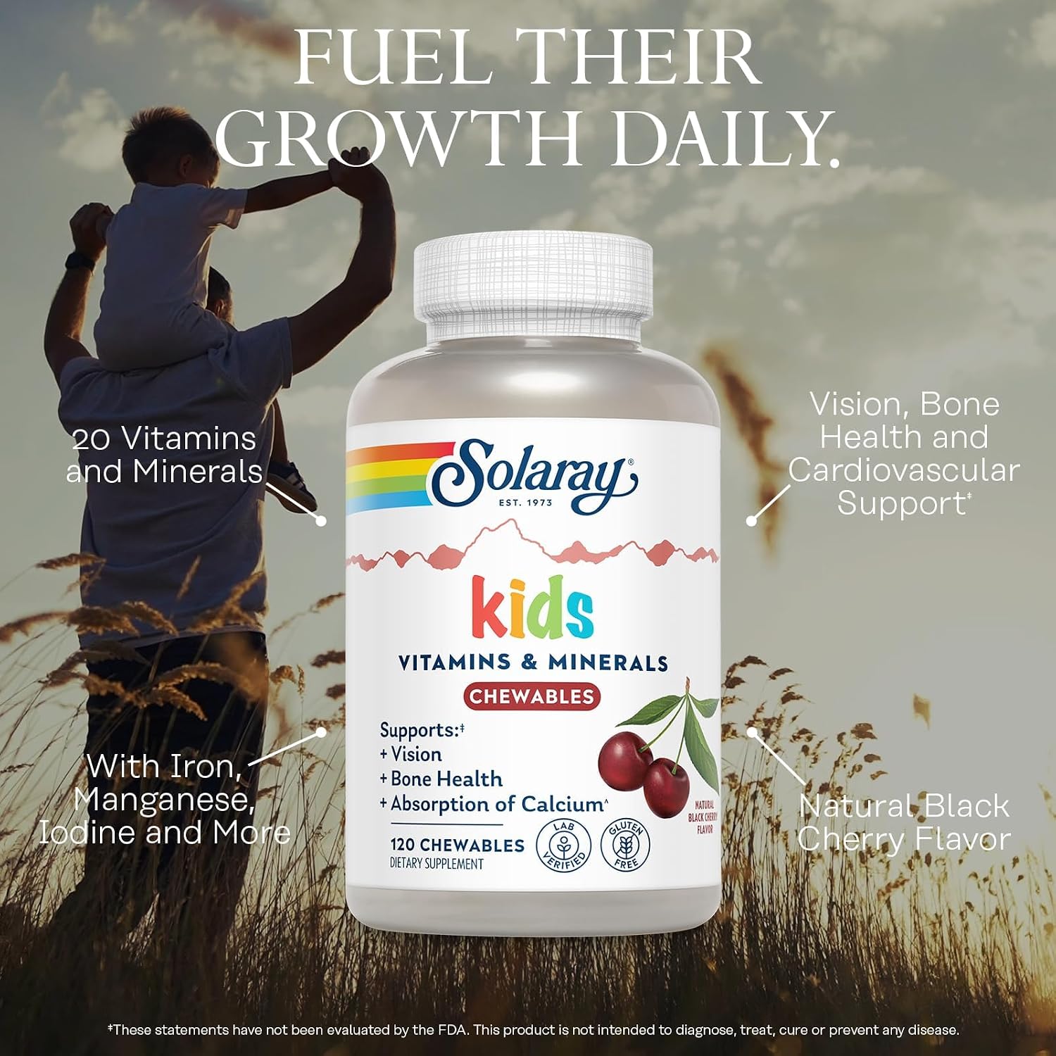 Children's Multi Chew Cherry - 120 Comprimidos Masticables Infantiles