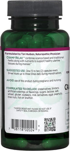 Vitanica Cramp Relax, Apoyo Menstrual, Vegano, 60 Cápsulas