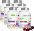 Igennus Methylated Kids Multivitamin Gummies - 6 x 90 Gominolas (540 unidades) - Multivitamínico Infantil Metilado, Sin Azúcar, Sabor a Bayas Natural, No-GMO, Halal