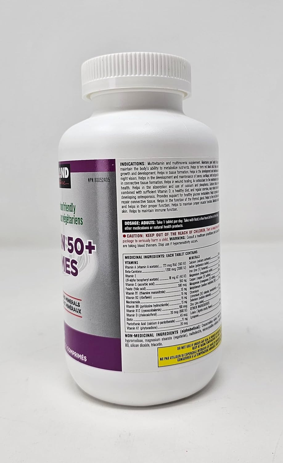 Kirkland Signature Multivitamínico Mujeres 50+, 365 Comprimidos