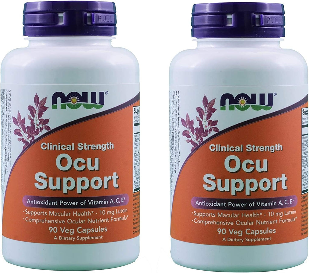 NOW Foods Ocu Support Clinical Strength, 90 Cápsulas (Pack de 2)