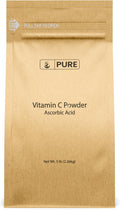 PURE ORIGINAL INGREDIENTS Vitamina C en Polvo (5 lb) Ácido Ascórbico, No Transgénico, Complemento Alimenticio