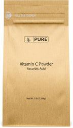 PURE ORIGINAL INGREDIENTS Vitamina C en Polvo (5 lb) Ácido Ascórbico, No Transgénico, Complemento Alimenticio