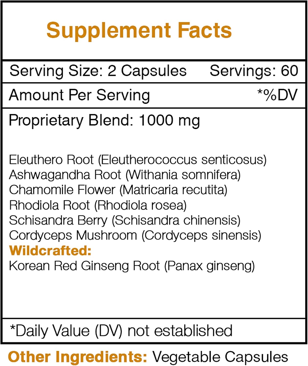 Secrets of the Tribe Desert Serenity - Fórmula Adaptógena, Suplemento Herbal, 120 Cápsulas