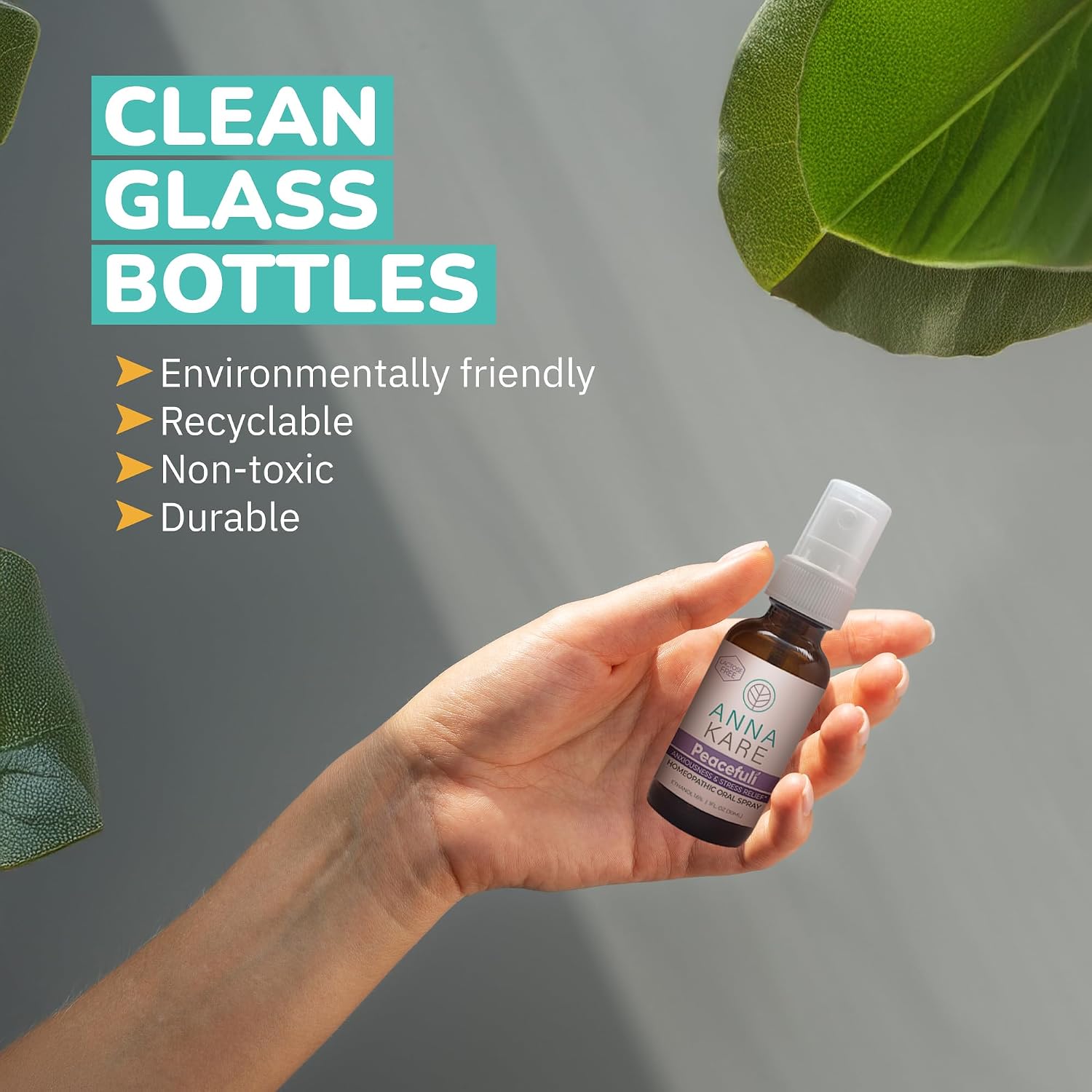ANNAKARE Peacefulí Spray – Apoyo homeopático para la tensión emocional y el sueño, 30 ml