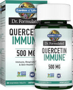 Garden of Life Dr. Formulated Quercetin Immune Daily Vitamin con Vitamina C, D y Probióticos – 30 Comprimidos