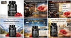 Medical Miracles Shilajit Gominolas de Energía Sin Azúcar 1000mg, Complejo Mineral Himalaya con Ácido Fúlvico, Suplemento Vegano Sabor Frambuesa y Sandía, 60 Unidades