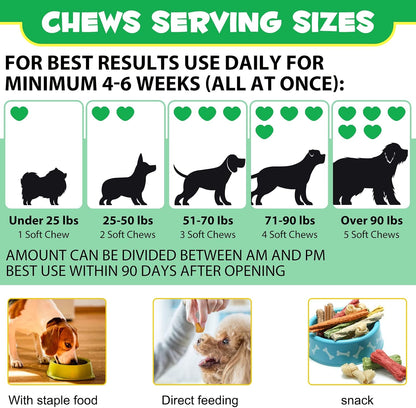 Probióticos para Perros con Omega-3 y 6 - Masticables Digestivos - 120 unidades – Image 6