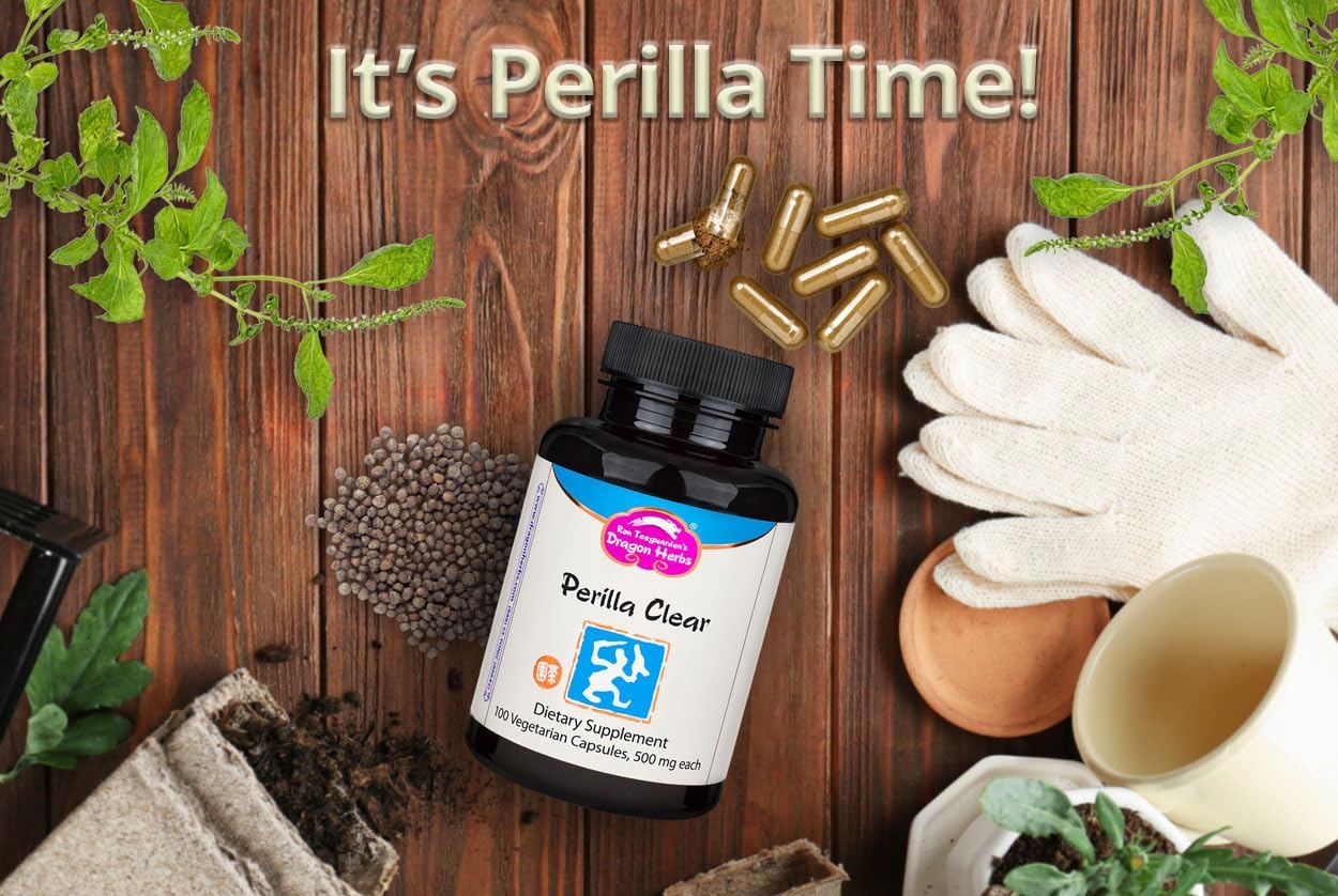 Dragon Herbs Perilla Clear Cápsulas – 60 cápsulas de 500 mg