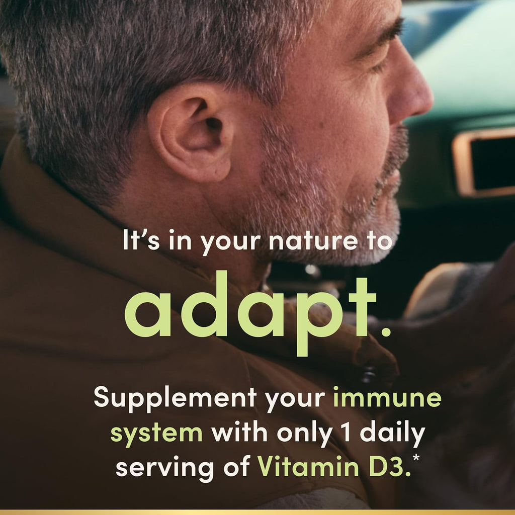 Nature's Bounty Vitamina D3 5000 IU Cápsulas Blandas de Liberación Rápida, 150 Unidades