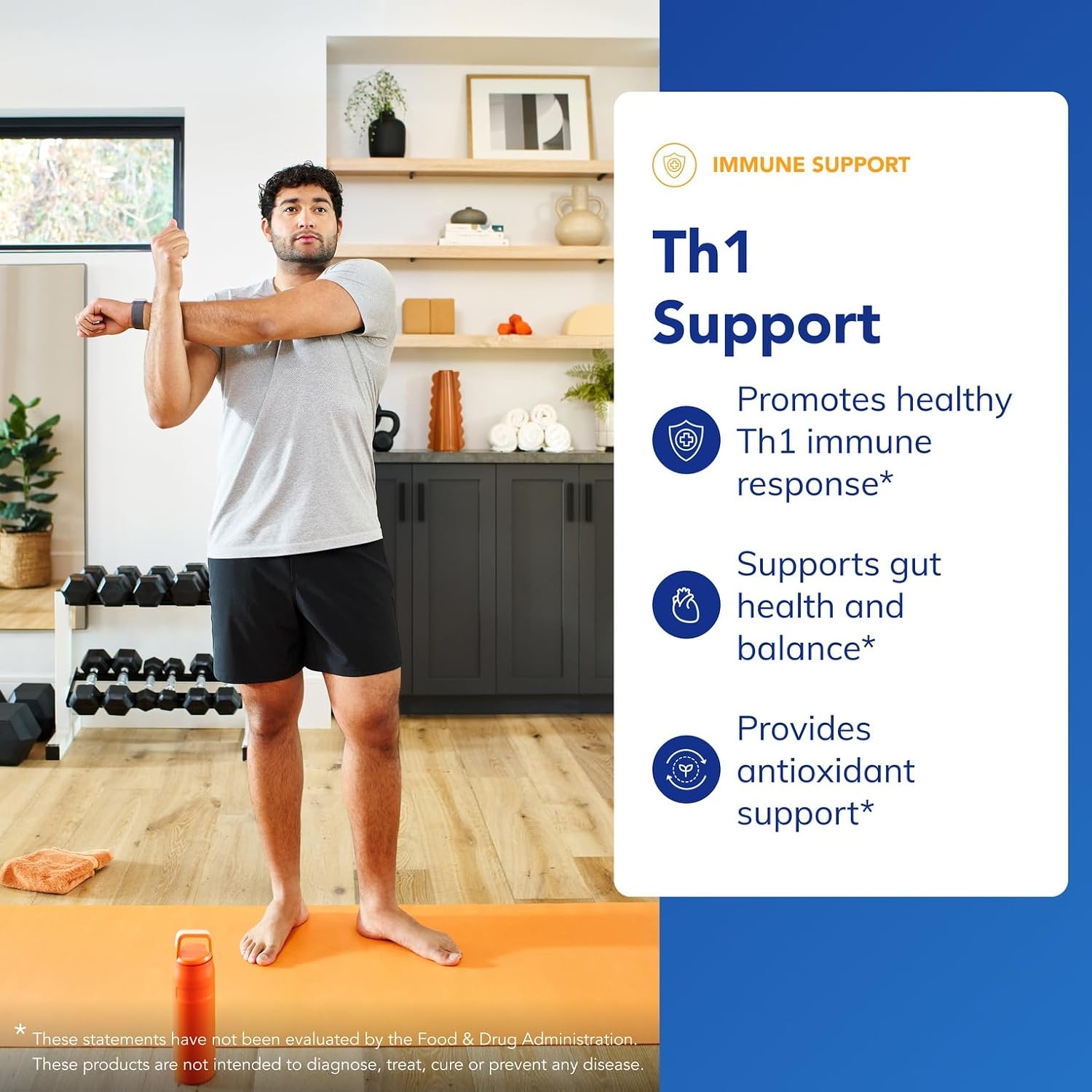 Pure Encapsulations Th1 Support | 120 Cápsulas
