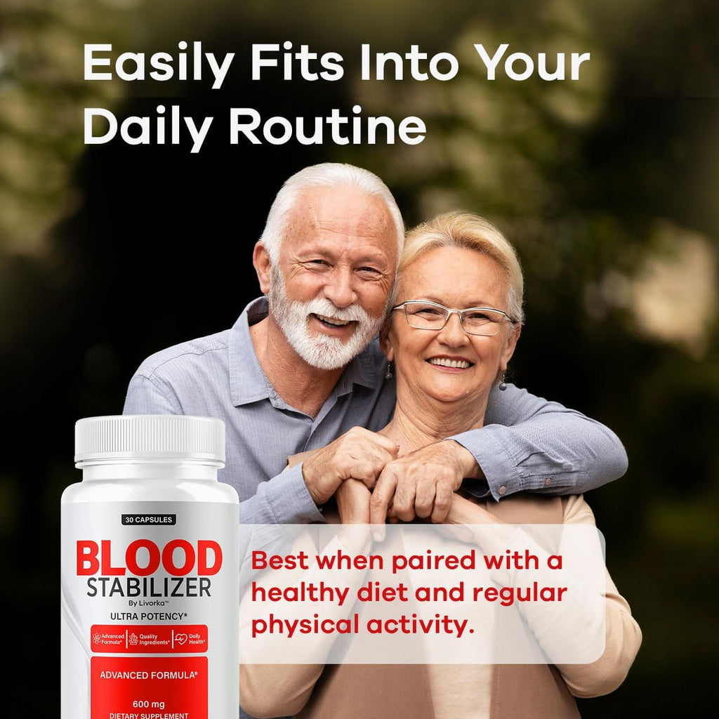 (5 Pack) Blood Stabilizer Advanced Blood Formula Capsules, Original Blood Stabilizer Supplemen All Natures Pills - Maximum Strength, BloodStabilizer Premium Vitamin Reviews, 150 Capsules for 5 Months