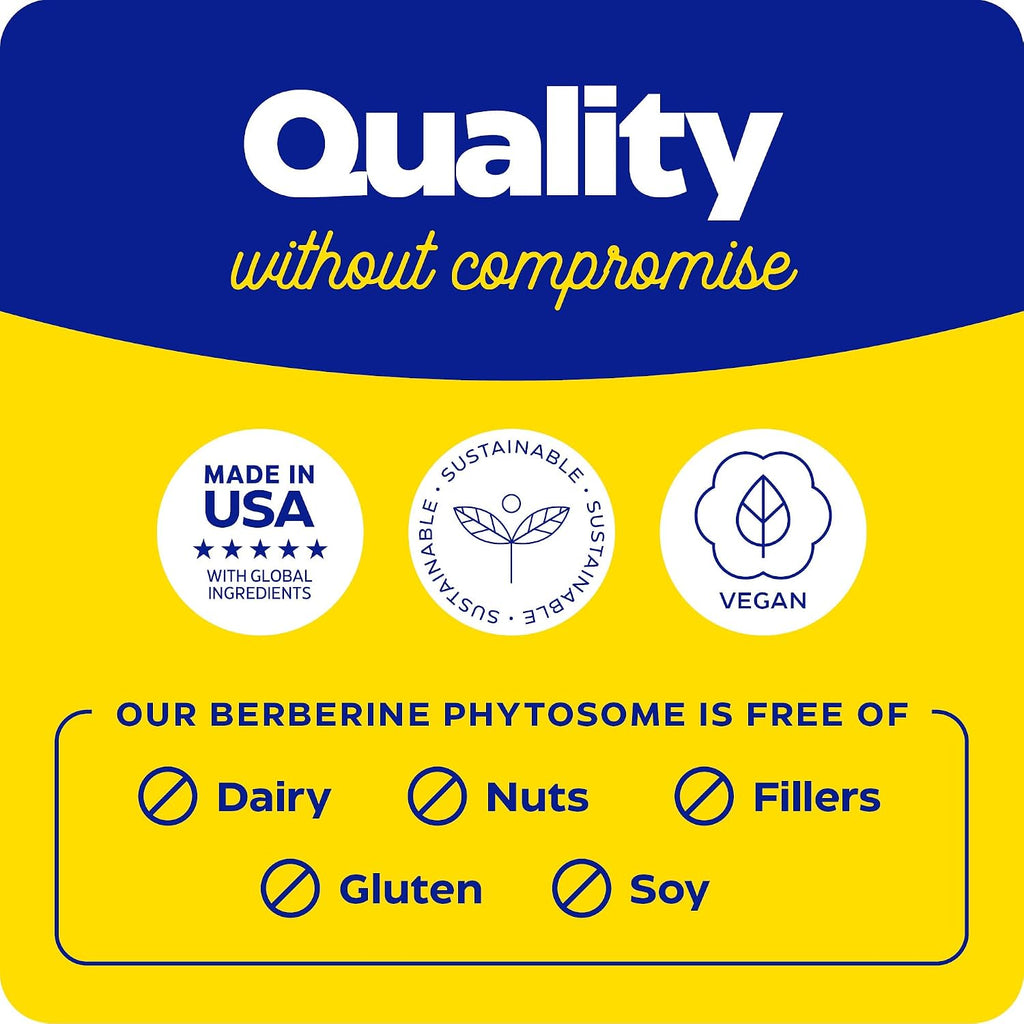Enzymedica Berberine Phytosome - Suplemento de Berberina de Alta Absorción - 60 Cápsulas