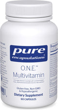 Pure Encapsulations O.N.E. Multivitamin - Multivitamínico diario con complejo antioxidante Metafolin, CoQ10 y Luteína para apoyar la visión, función cognitiva y salud celular - 60 cápsulas
