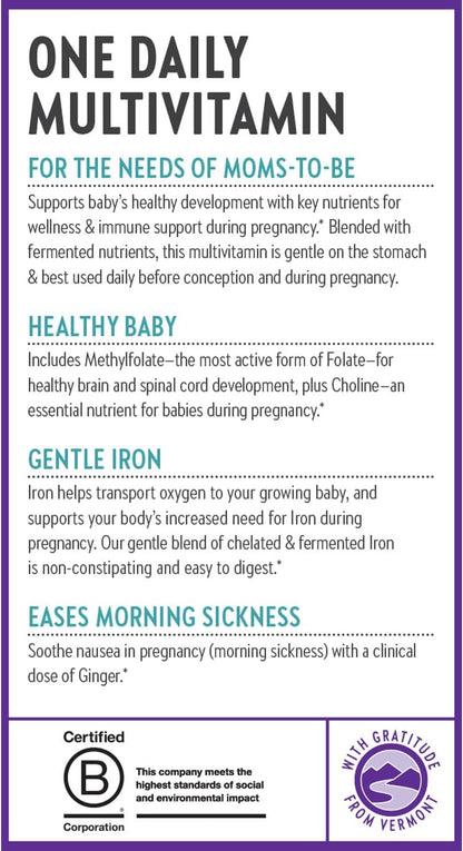 New Chapter Vitaminas Prenatales, Una al Día con Metilfolato y Colina, 90 Comprimidos – Image 8