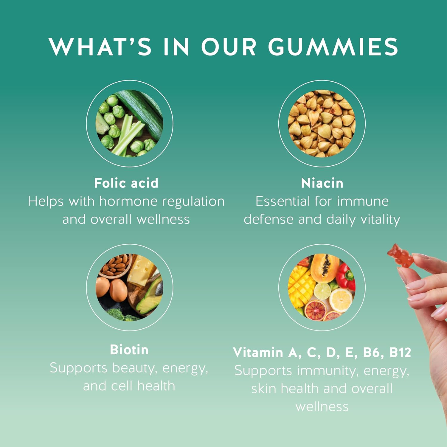 Bears with Benefits Immune Support Gummies - 90 Gominolas Multivitamínicas Veganas