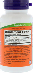 Now Foods, Rhodiola 500 mg, 60 Cápsulas Vegetales (Pack de 2)